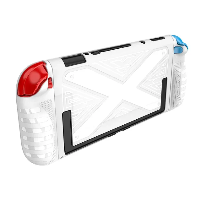 TPU+PC Case Ergonomic Handle Grip Cover Shockproof Anti-Drop Full Protective Shell Anti-Slip for Switch 2