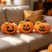 Ensemble d'animaux en peluche Kawaii pour Halloween, citrouille, fantôme, sorcière, poupée en peluche, jouet doux pour la décoration de fête à la maison, cadeau pour enfants