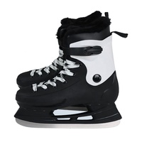 Patins à glace rigides en gros avec doublure lavable, chaussures et lacets pour location sur patinoire extérieure estivale