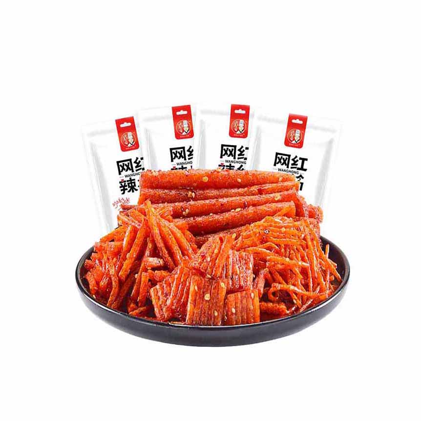 ISO HACCP Manufacturer direct sale Chinese famous latiao snack spicy many varieties latiao