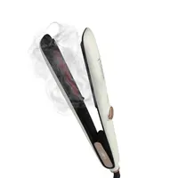 Portable Infrared Ultrasonic Hair Iron Steam Electric Straightening Brush Straightener