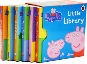 Edizione Inglese Peppa Pig Little Library: Set di 6 Libri Cartonati di Formato Manuale con Stampa Digitale Laminata, Confezione in Scatola - Product Image 2