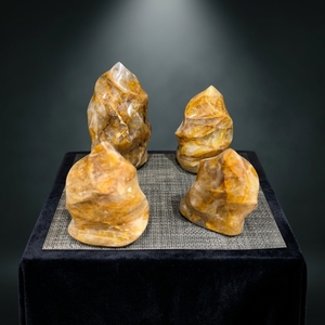 Torche en Quartz Jaune Naturel, Pierre de Guérison Énergétique en Cristal Brut, Décoration d'Intérieur, Aide à la <span class=keywords><strong>Méditation</strong></span>, Équilibrage des Chakras, Cadeau pour Femme - Product Image 3