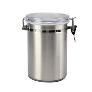 Airtight Clamp Lid, Clear See-Thru Top, Airtight Storage <b>Coffee</b> <b>Canister</b> - Product Image 4