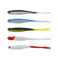 Leurre souple en forme de poisson, leurre d'imitation longue distance, queue d'imitation, appât 13cm/7g pour achigan et black-bass, vente en gros