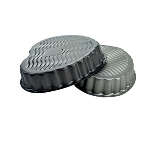 Mini moldes de Metal para Postres, bandeja para hornear apilable no pegajosa de acero al carbono, venta al por mayor, moldes para pasteles personalizados para hornear, molde para pasteles en forma de corazón - Product Image 4