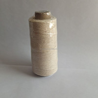 Cordon en coton torsadé blanc naturel de 2 mm, doux, durable, écologique, ficelle pour boucher et boulanger, 164 pieds, cuisine, artisanat, cadeau