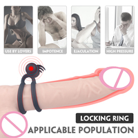 Anneau de pénis vibrant à télécommande en gros pour masseur de prostate masculin, jouets sexuels pour hommes