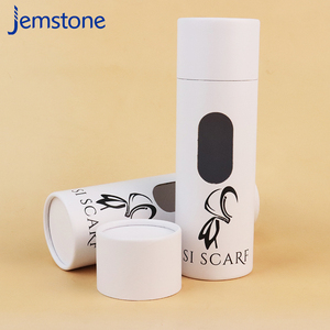 Boîte d'emballage de cylindre de tube de papier de traitement de conception personnalisée pour cadeau cosmétique - Product Image 2