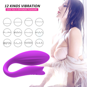 Schöne Meerjungfrau geformte USB magnetische wiederauf ladbare elektrische Fernbedienung <span class=keywords><strong>Vibrator</strong></span> Sexspielzeug für Frauen und Männer - Product Image 2
