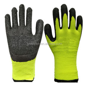 Guantes de invierno de látex cepillado, guantes de seguridad recubiertos de winkle, para trabajo en frío, para el invierno, transporte y logística - Product Image 3