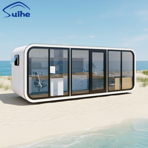 Cabine Apple moderne, Maison préfabriquée, Bureau préfabriqué, Maison de travail mobile, Pod de bureau, Cabine Apple - Product Image 1
