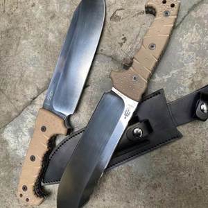 Cuchillo Táctico para Exteriores ML M8 Versión Europea con Hoja de Acero Inoxidable y Mango G10, Funda Incluida, Personalizable DIY OEM - Product Image 2