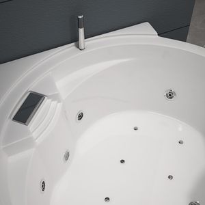 <span class=keywords><strong>Baignoire</strong></span> autoportante pour 1 personne avec massage, LED, robinet et <span class=keywords><strong>jacuzzi</strong></span> - Product Image 3