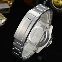 Montre de plongée mécanique lumineuse personnalisée de 40 mm avec mouvement SEIKO, chronographe en acier inoxydable 316L, réserve de marche, étanche 10 bars