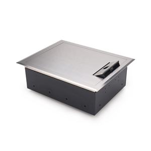 Boîte de prise électrique à poser au sol pour bureau et usage domestique, compatible avec les prises multi-standards - Product Image 2