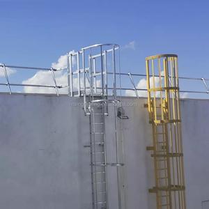Échelle droite sécurité d'accès au bâtiment industriel cage à chat escabeau échelle <span class=keywords><strong>de</strong></span> montée pour réservoir d'eau <span class=keywords><strong>de</strong></span> <span class=keywords><strong>toit</strong></span> - Product Image 4