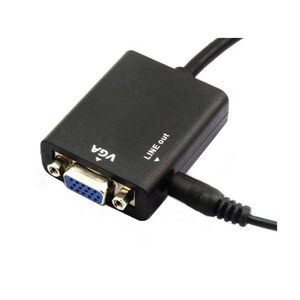 HD MI <strong>Adapter</strong> HD Male <strong>to</strong> <strong>VGA</strong> Female <strong>Adapter</strong> HD Ml HDTV <strong>to</strong> <strong>VGA</strong> Converter with Audio Cable for Computer Desktop Laptop
