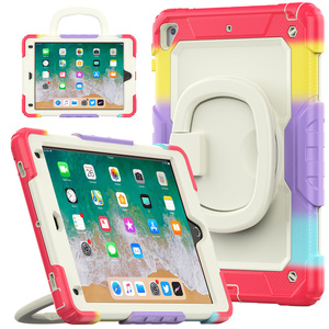 Fábrica al por mayor TPU de silicona suave Arco Iris funda protectora para tableta para niños con soporte con estuche para bolígrafo para <span class=keywords><strong>iPad</strong></span> <span class=keywords><strong>Pro</strong></span> 9,7 Air 2 - Product Image 2