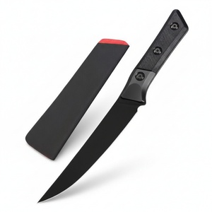 Couteau à steak MT de haute qualité en alliage de titane TC4 + manche en fibre de carbone, couteau de camping en acier M390, couteau de poche personnalisable OEM - Product Image 1