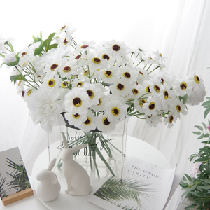 A-1302 composizione floreale <span class=keywords><strong>margherita</strong></span> all'ingrosso seta finta gerbera margherite rosso <span class=keywords><strong>rosa</strong></span> fiore artificiale <span class=keywords><strong>margherita</strong></span> - Product Image 2