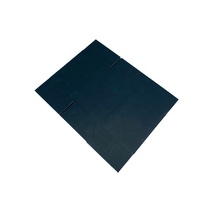 Boîte de carte d'emballage d'expédition en carton kraft noir bon marché boîtes postales d'emballage d'expédition avec logo
