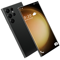 هاتف ذكي S23 Ultra 5G غير مقفل، ذاكرة 3 جيجابايت + 64 جيجابايت، معالج عشاري النواة، شاشة عالية الدقة، نظام تشغيل إنجليزي، يدعم CDMA وLTE، أندرويد 13.0، للألعاب، باللغتين الفرنسية والألمانية