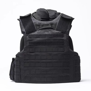 Chaleco Táctico de Combate, Portaplacas de Tela Oxford con Sistema Molle, Portaplacas de Cerámica, Portátil y Conveniente, Equipo Táctico - Product Image 4