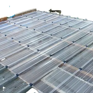 新的合成半透明透明波纹玻璃纤维温室玻璃钢屋顶瓦衬垫板材材料面板