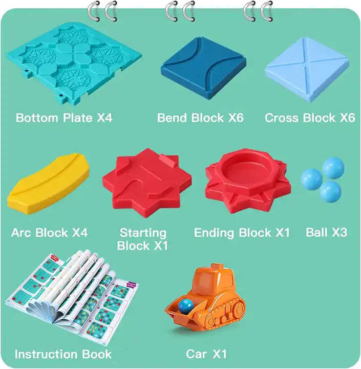 Hot selling children's puzzle toys, thinking logic learning, 3D road