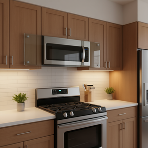 Panneau décoratif en verre trempé pour crédence de cuisine, 35,4 x 15,7 pouces, design minimaliste transparent - Product Image 2