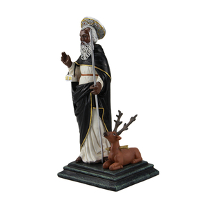 Tamaño personalizado resina hombre religioso Artículos 15 cm de <span class=keywords><strong>San</strong></span> Calogero estatuas para venta - Product Image 2