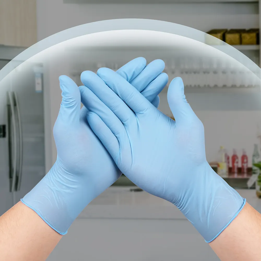 Examination Powder Free Nitrile Gloves Powder Free Disposable Nitrile Gloves Manufacturers Blue Nitrile Gloves