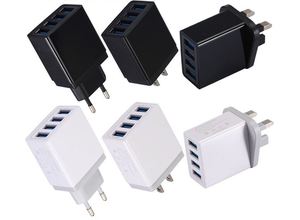 Factory Wholesale QC3.0 35W 5.1A European Standard US Standard UK Standard <b>Tablet</b> 4USB Cell Phone Charger for Laptop LED - Product Image 6
