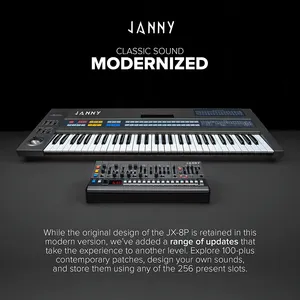 JANNY Keyboard Piano elektronik, dengan enam Trek Suara TR asli