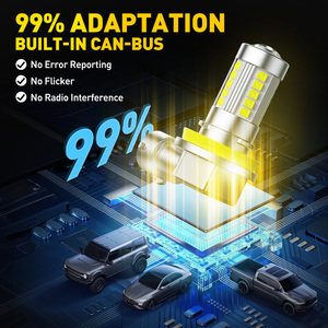 หลอดไฟ LED AUXITO H11/H8/H16 5.4W 800lm 16V แสงสีขาว 6500K สำหรับไฟตัดหมอกและไฟวิ่งกลางวัน - Product Image 5