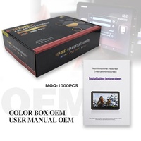 Moniteur de voiture Android 10,2 pouces 2+32 Go 4 cœurs avec écran 4K pour appuie-tête arrière