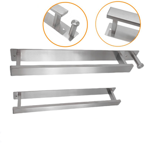 Portasciugamani Autoadesivo in Acciaio Inox a Singolo Strato <span class=keywords><strong>per</strong></span> <span class=keywords><strong>Bagno</strong></span> di Appartamenti e Hotel, Lunghezza 40CM, Installazione Senza Foratura - Product Image 2