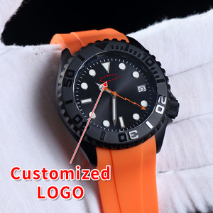 Montre MINUTETIME personnalisée SKX007 SKX009 NH35, luxe, aiguilles lumineuses, mouvement automatique, étanche, pour homme, noire - Product Image 3