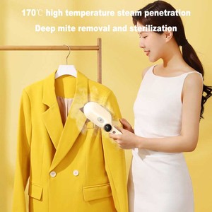 Défroisseur Vapeur Portable 1000W avec Réservoir d'Eau 100ML, Mini Fer à Vapeur à Main avec Plaque Céramique Émaillée, Utilisation Humide et Sèche pour Vêtements - Product Image 5