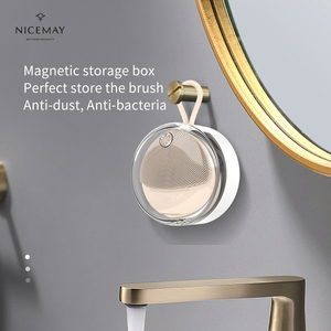 Appareil de nettoyage du visage électrique en silicone, portable, coffret cadeau de voyage avec plusieurs vitesses pour une peau lisse et éclatante - Product Image 5