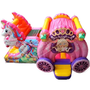 Castillo inflable comercial Unicorn Bounce Castle Combo Bouncer House Jumper Bouncy