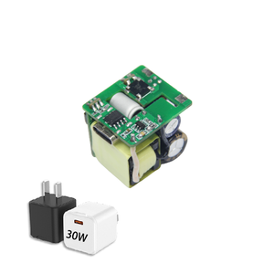 Pd 20W 30W 45W 65W gan sạc USB C <span class=keywords><strong>Power</strong></span> Adapter kép Loại C cho điện thoại di động sạc Ấn Độ <span class=keywords><strong>PCB</strong></span> 5V 3A - Product Image 2