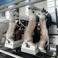 Nouvelle perceuse CNC automatisée à six faces avec une vitesse de 18000 tr/min et 380 V, utilisée pour percer des trous à six faces dans le bois de meubles.