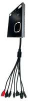Terminal de Control de Acceso Biométrico Multimodal de 5 Pulgadas para Interiores, Identificación de Alta Velocidad por Palma de la Mano, Código QR, Tarjeta IC e ID, Equipo de Seguridad