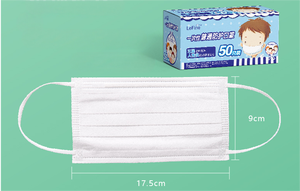 Mascherina di Sicurezza per Bambini a 3 Strati Bianca Traspirante ad Alta Filtrazione con Clip Nasale Regolabile Monouso - Product Image 6