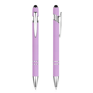 Stylo bille en métal coloré à <span class=keywords><strong>action</strong></span> par pression BKS, idéal pour le bureau, avec logo personnalisé, <span class=keywords><strong>encre</strong></span> noire pour l'écriture au bureau et à l'école - Product Image 1