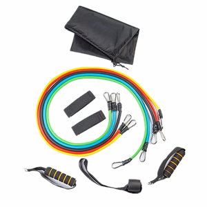 Ensemble de bandes de résistance pour entraînement à domicile, yoga, fitness, avec poignées, très vendu - Product Image 2