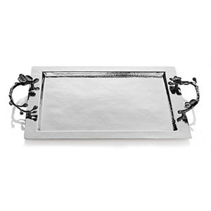 Bandeja de servicio de mesa de diseño hecho a mano para fiesta de boda de estilo tradicional con asa lateral Bandeja de diseño vintage - Product Image 1