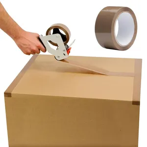 ANTI Heavy Duty Brown Packing Tape 6 Rolls For Moving Boxes, Luggages, Crafts, Or Tool Boxes Brown Bopp Tape Supplier